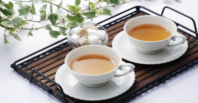 Green tea calorie content per 100 grams