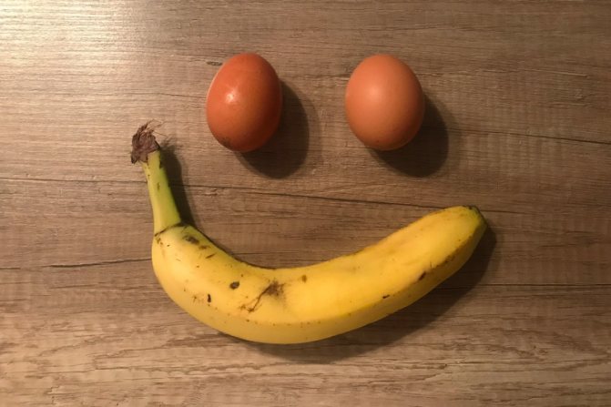 Ингредиенты для банановых оладьев
