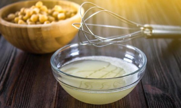 How to make lean mayonnaise. Recipe with a blender step by step at home from liquid from peas, white beans, aquafaba, seeds 