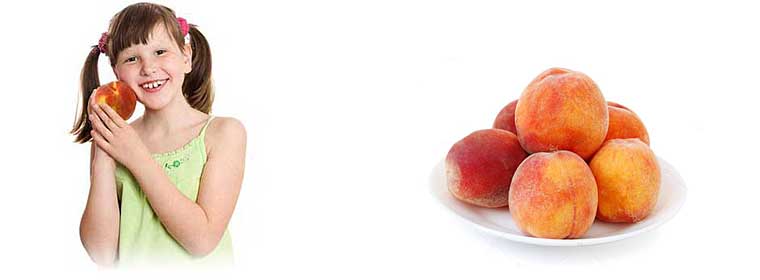 What is the calorie content of a peach?