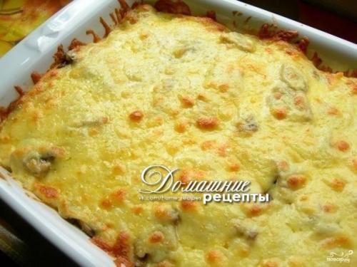 Potato casserole with minced meat pp. A simple potato casserole recipe. 