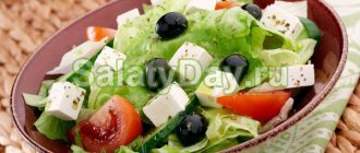 Классический рецепт греческого салата