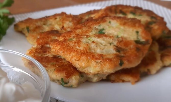 zucchini pancakes with oatmeal
