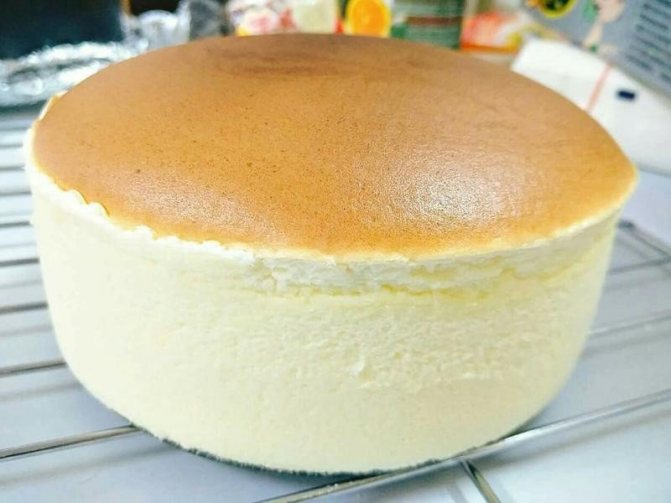 PP cheesecake made from cottage cheese and oatmeal