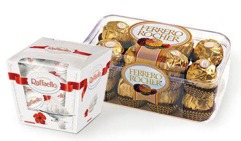 Ferrero Rocher candy manufacturer in Russia