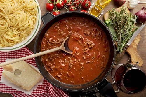spaghetti recipe with minced meat