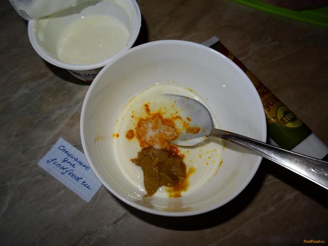Стейки индейки в йогуртовом соусе рецепт с фото 3-го шага