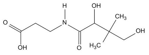 Vitamin B5 (pantothenic acid) formula